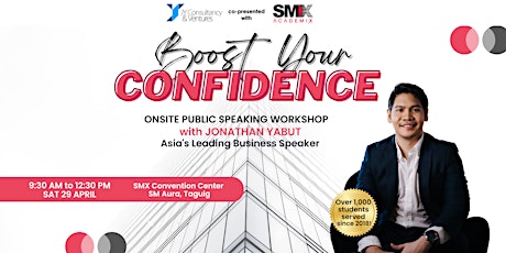 Boost Your Confidence: Public Speaking&Business Writing with Jonathan Yabut