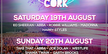 TRIBUTES ON TOUR FESTIVAL CORK SUNDAY 20TH AUGUST
