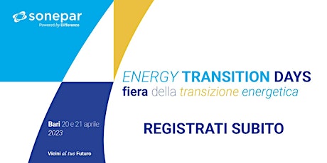 Energy Transition Days - Bari