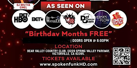 #1 POETRY & COMEDY Show in the HIGH DESERT@ SPOKEN FUNK! primary image