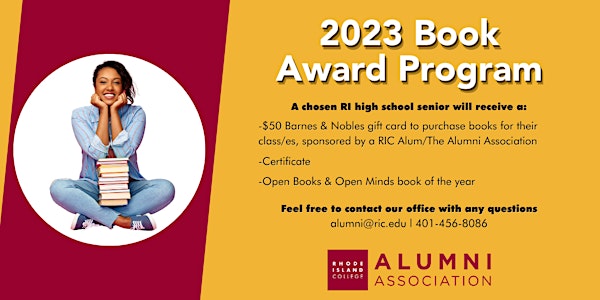 2023 RIC Alumni Association Book Award Program: Sponsor