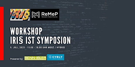 Imagem principal do evento IRI§23-ReMeP Workshop "IRI§ ist Symposion"
