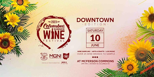 Hauptbild für The Columbus Summer Wine Festival, Downtown Edition