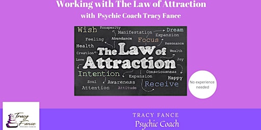 16-07-24 Law of Attraction Masterclass with Tracy Fance primary image