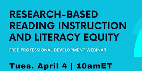 Research-Based Reading Instruction and Literacy Equity
