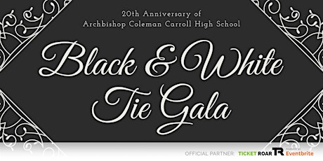 Archbishop Coleman Carroll Black and White Gala primary image