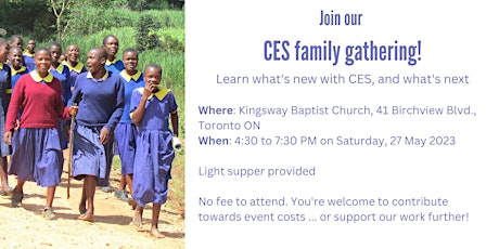 CES Family Gathering -- learn what's next for CES!