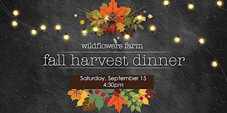 Wildflowers Farm Fall Harvest Dinner primary image