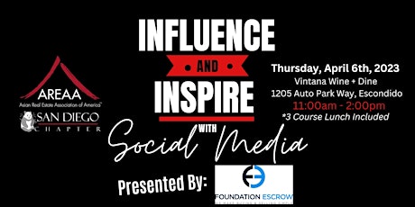 Influence & Inspire through SOCIAL MEDIA