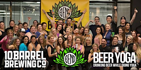 Imagem principal do evento The Official Bend Beer Yoga at 10 Barrel Brewing!