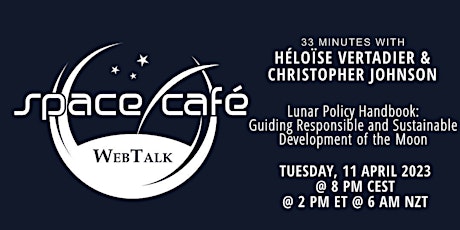 Space Café WebTalk - "33 minutes about the Lunar Policy Handbook"
