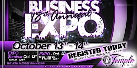 18th Annual Temple Business Expo & Seminar primary image