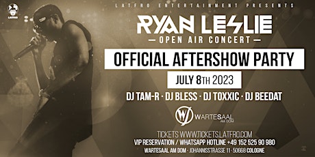 Ryan Leslie Open Air  - Official Aftershow Party 08.07.2023