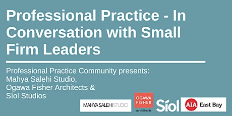 Professional Practice - In Conversation with Small Firm Leaders
