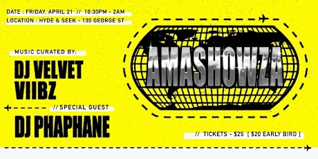 AMASHOWZA Presents DJ PHAPHANE