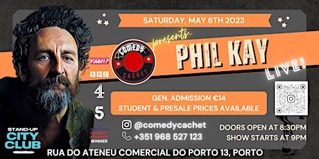 Stand Up Comedy *** PHIL KAY *** LIVE @Porto