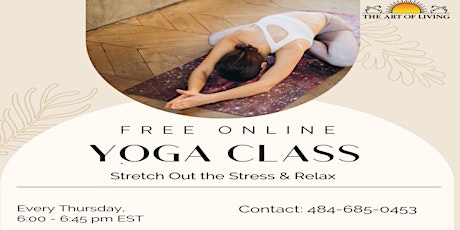 Free Online Weekly Yoga Workshop