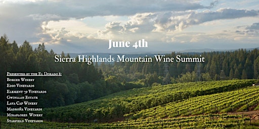 Sierra Highlands Mountain Wine Summit primary image