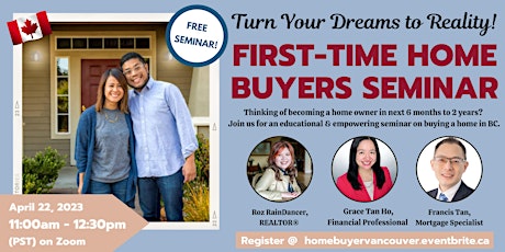Turn Your Dreams to Reality: First-Time Home Buyers Seminar primary image