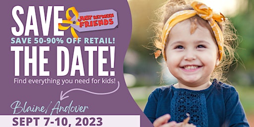 JBF Huge Kids' Sale Tickets ~ Andover/Blaine Fall 2023 primary image