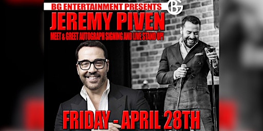 Jeremy Piven Live Stand Up & Meet & Greet