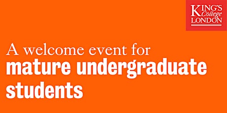 A welcome event for mature undergraduate students primary image