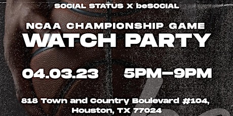 Social Status NCAA Championship Watch Party