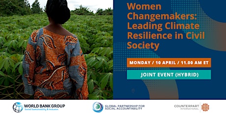Women Changemakers: Leading Climate Resilience in Civil Society