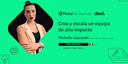 Platzi for Startups Mexico - “Crea y escala un equipo de alto impacto”.  primärbild