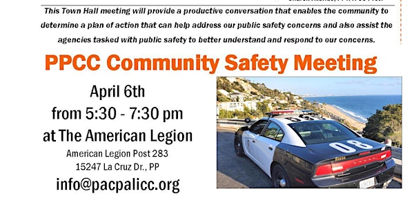 Community Safety Town Hall