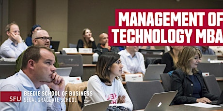Imagen principal de Lunch and Learn: Transform your career - SFU's Management of Technology MBA