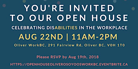 Oliver & Osoyoos WorkBC Open House - Client & Employer Appreciation primary image