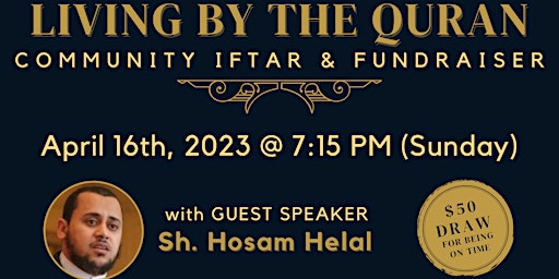 HCI Ramadan Community Iftar with Sh. Hosam Helal