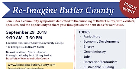 RE-IMAGINE BUTLER COUNTY primary image