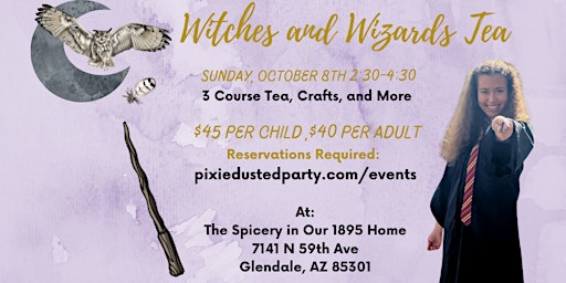 Imagem principal de Witches and Wizards Tea Party