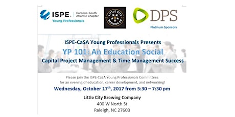 ISPE-CaSA YP 101: Project & Time Management for Success  primary image