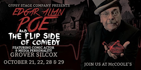Imagem principal do evento 10/29 Edgar Allan Poe and the Flip Side of Comedy with Grover Silcox