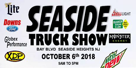 ★ NJ TRUCK SHOW SEASIDE ★ Saturday Oct. 6th 2018! primary image