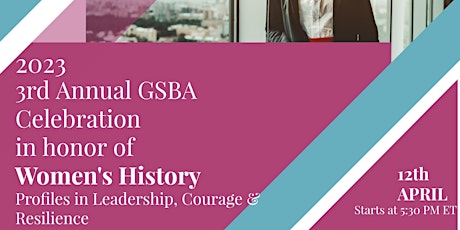 GSBA's Women's History Celebration 2023