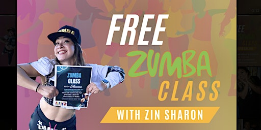Imagem principal do evento Free Zumba Class with ZIN Sharon