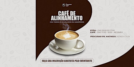 Imagem principal do evento CAFÉ DE ALINHAMENTO COM VOLUNTÁRIOS