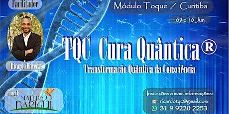 Imagem principal do evento TQC Cura Quântica® Curitiba - Módulo básico