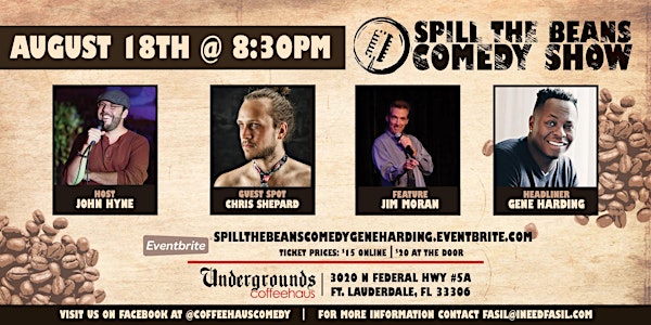 Spill the Beans Comedy Show- Gene Harding