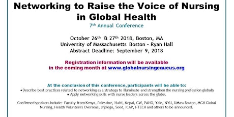 Networking to Raise the Voice of Nursing in Global Health primary image