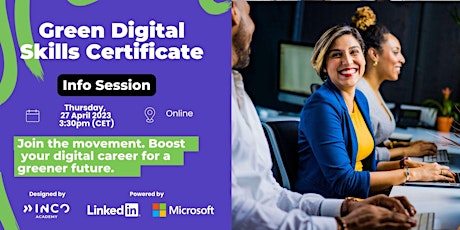 Info Session for Green Digital Skills Certificate (English) primary image