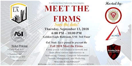Meet the Firms 2018 primary image