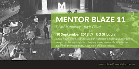 Mentor Blaze 11 - QLD's biggest mentoring event primary image