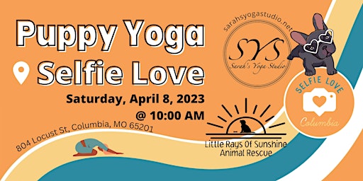 Easter Puppy Yoga at Selfie Love (kid friendly) primary image