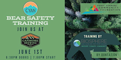 Bear Safety Training with CYAN at Canmore Brewing