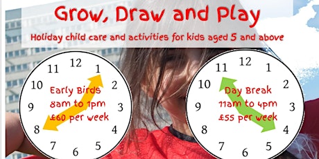 Grow, Draw & Play - October Half Term 2018 primary image